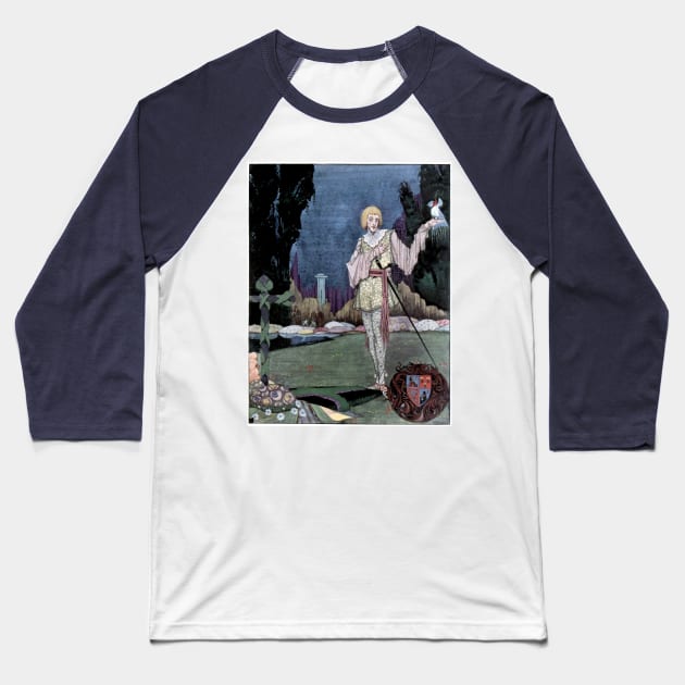 The Song of the Mad Prince - Harry Clarke Baseball T-Shirt by forgottenbeauty